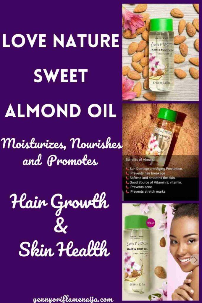 Oriflame love nature Sweet Almond Oil (100 ml)