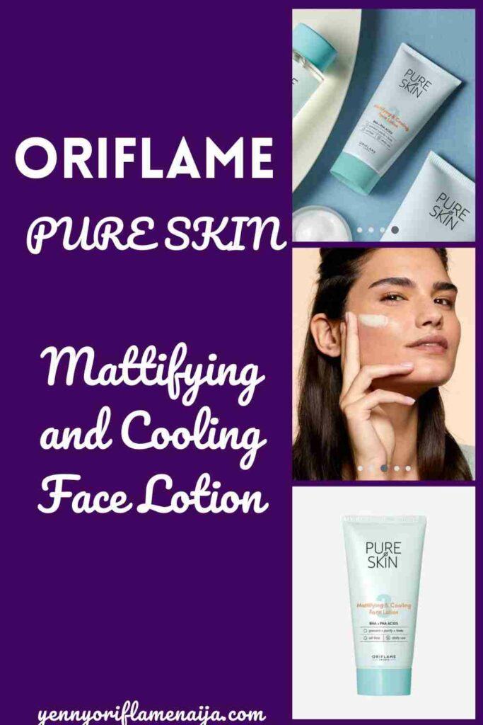 Oriflame Pure Skin Mattifying and Cooling Face Lotion 